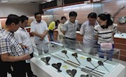 三县两区文博系统工作人员来我馆参观学习