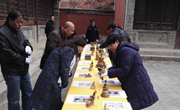 甘肃省文物局对炳灵寺文物保护研究所铜器保护修复项目进行验收